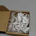 2 Pack Accessory Cord with 4LED Bulb, 8.8ft Christmas Village Lights with Switch and 2 Fuse, C7 Light Cord Christmas Village Accessories for Halloween Pumpkin, Blow Mold, Xmas Village House