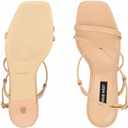 Nine West Women's Haya Helled Sandal (Beige)