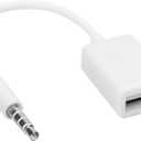 Joyzan USB to Aux Audio Adapter, 3.5mm Only Used Car Player Male Jack Plug to Female Converter Auxiliary Cord Cable Devices System Stereo