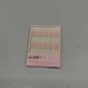 Glamnetic Press On Nails - Goal Digger | Glossy, Semi-Transparent Short Round Fake Nails, Salon Quality | 12 Sizes - 30 Nail Kit with Glue