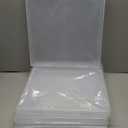 Aventik A4 Size File Box Document Plastic Storage Box File Holder Organizer Paper Plastic Case Magazine Protector with Buckle Office School Supplies (4)