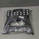 HBTower Folding Step Stool 9 Inch - Holds 600 lb, Non-Slip Surface & Carry Handle - Sturdy Step Stool for Kids, Toddlers & Adults - Compact Foldable Foot Stool for Kitchen, Bathroom, Bedroom, Outdoor (Black)