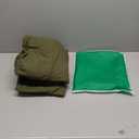 DONEUS Jersey Knit Cotton Fitted Sheet 3 Piece - Ultra Soft, Wrinkle Free and Breathable, 15 Inches Deep Pocket Elastic Sheets with 2 Pillowcases, Solid Olive Green Queen