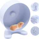 Hamster Wheel, 8.7" Super-Silent Exercise Wheels, Dual-Bearings Quiet Spinner Running Wheels, 3 Installation Methods, Fits Any Hamster Cage, Hamsters Toy for Dwarf Hamsters, Gerbils, and Small Pets.