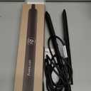 Hair Straightener 1 Inch Flat Iron and Curler 2 in 1, 15s Fast Heating, Professional Titanium Ceramic Ionic Dual Voltage Straighteners for All Hair Types (Black)