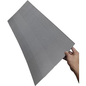 Automotive Aluminum Heat Shield Firewall Floor Pan Fuel Tank Silver Turbo Manifold Exhaust Pipe Engine Heat Insulation Plat 15.7"x39.3"/400mm X 1000mm