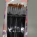 Bluebird 12 Pcs Professional Artist Paint Brush Set for Acrylic Paintings - Acrylic Paint Brushes for Water, Oil Painting - Brushes for Canvas, Fabric & Watercolors