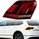 Outer Tail Light Left Driver Side OE Replacememt For 2018-2023 VW Tiguan 341-1943L-AC Rear Brake Lamp