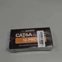 Everest Ultra Slim Cat6a Ethernet Patch Cables 1ft (10-Pack) Orange - 10GB Cat 6a Patch Cable - Bendable, Flexible & Thin Ethernet Cable - Space Saving 32AWG 550MHZ Cat6a Cables - 100% Copper Wires
