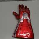 Red Infinity Gauntlet with Removable Gems Infinity Gloves LED Gem Three Lighting Modes Halloween Cosplay Prop