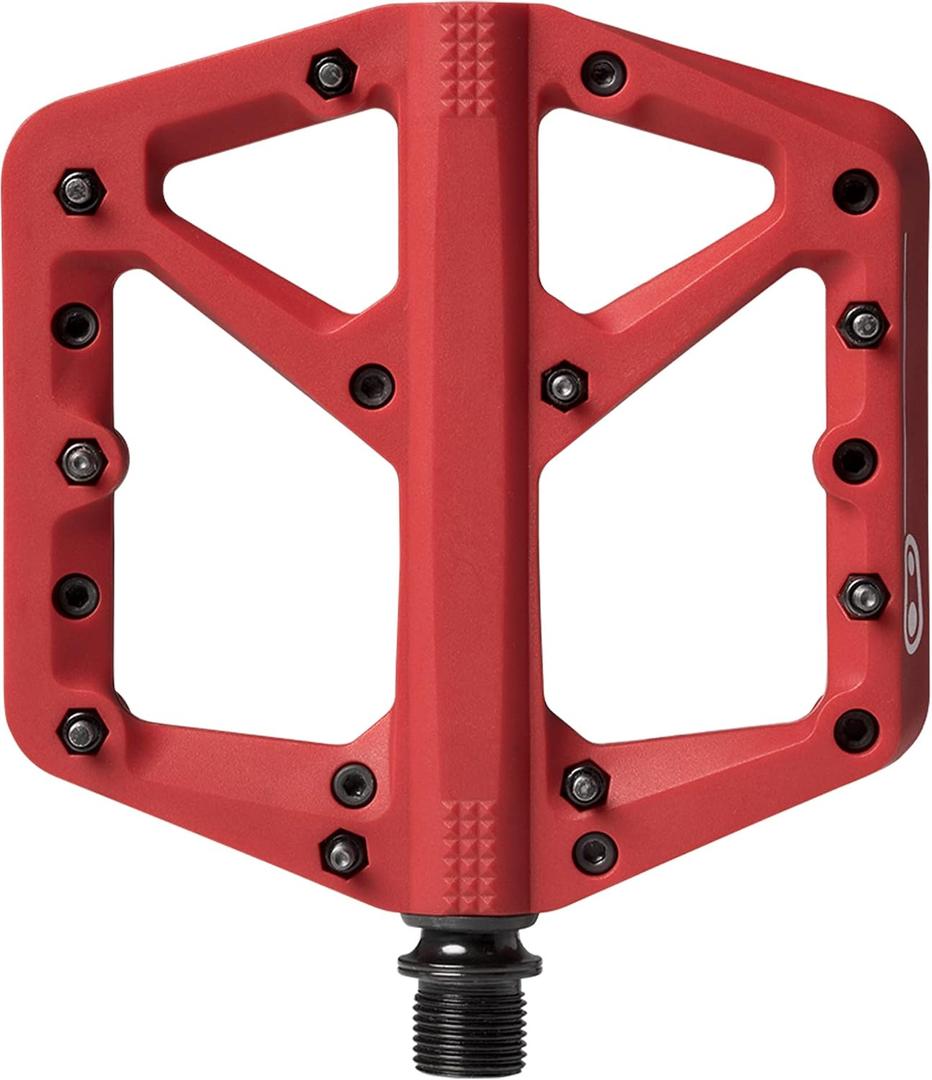 Crankbrothers Stamp Flat MTB Pedals - Size-Specific, Lightweight, Versatile, Durable Bike Pedals