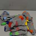 Boy Socks 24 Pairs Ankle Athletic Cotton Socks Half Cushioned Low Cut Sock Ankle Athletic Cotton Sock (7-10 Years)