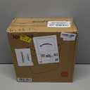 MOPALL Small Bathroom Trash Can with Lid, 3.2 Gallon / 11.5 L Slim Plastic Garbage Bin with Pop-Up Lid, Mini Waste Basket Can Dog Proof for Kitchen, Bedroom, Office, Laundry, Toilet, Rv, White