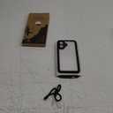 ANTSHARE for iPhone 17 Case, IP68 Waterproof Shockproof Case, [Built-in Screen Protector] - 12 FT Military Dropproof - Full Body Heavy Duty Rugged Phone Cover 6.3 inches - Black/Clear