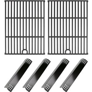Grill Replacement Parts for Nexgrill 720-0925P - 4 Burner, Grill Grates, Heat Plate, Cast Iron, Porcelain Steel