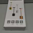 Cordless Table Lamps Rechargeable Set of 2, Portable LED Desk Lamp, 5000mAh Battery Powered Wireless Table Light 3 Color Dimmable Lighting for Restaurant Dining Patio Outdoor Bedroom (Gold)