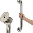 304 Stainless Steel 20-Inch Grab Bars for Bathtubs and Showers - Shower Grab Bar for Elderly & Disabled. Anti-Slip, Assist in Getting Up, Maintain Balance. Safety Bars for Showers and Walls.
