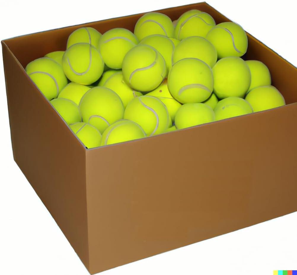 VIV Advanced Tennis Balls Bulk, 30/50/100 + Practice Pressure Ball Bouncing 53in High Durable; Official Size 2.5 in Pet Dog Balls; Tougher Tennis Ball for Dogs, Tennis Ball Training Machine, Walkers