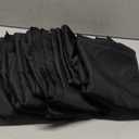 sancua 6 Pack Black Tablecloth 60 x 84 Inch, Rectangle Table Cloth for 4ft Tables - Stain and Wrinkle Resistant Washable Polyester Table Cover for Dining Wedding Banquet Party Buffet Restaurant