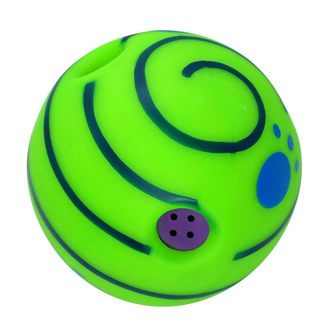 Giggle Ball, Interactive Dog Toy, Giggling Sounds When Rolled or Shaken, ABS Dogs Puzzles Feeder Slow Feeding for/Small/Medium/Large Dogs  