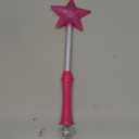 FlashingBlinkyLights Pink Super Star Princess LED Light Up Magic Wand for Kids