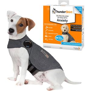 ThunderShirt for Dogs, Small, Heather Gray Classic - Dog Anxiety Relief Calming Vest, S