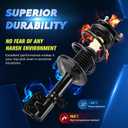 Front Strut Sway Bar Links for 2009-2013 Toyota Corolla Matrix 1.8L, Shock Absorbers Replace 572598 572597 4PCS