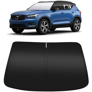 BESTVIEW Car Windshield Sun Shade Compatible with Volvo XC60 2018-2024 2025 - Foldable Reflective Sunshade for UV Protection & Heat Reduction