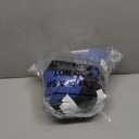 ROCEEI 11 Pcs Car Seat Cover Full Set for Women Christmas Fuzzy Car Accessories Handbrake Shift Accessory for Winter (Blue)