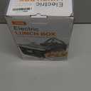 DUPASU Electric Lunch Box Food Warmer: 100W Heated Lunch Box for Adults, 1.8L Portable Fast Heating Lunchbox Food Heater for Car, Truck, Work, Travel, Lonchera Elctrica Porttil 12/24V/110-230V (Light grey+Charcoal grey)