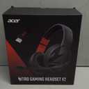 acer Wireless Gaming Headset, PS5 Headset with 2.4GHz for Ps5, Ps4, PC, Switch, Bluetooth 5.3 + 100Hrs Gaming Headphones with Noise Canceling Mic for Laptop, Mobile, Mac, 50mm Drivers (Red)