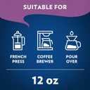 Lavazza Italian Roast Ground Coffee 6 Bags of 12oz, Dark Roast, Strong and Bold Taste, Intensity 5/5, 100% Arabica, Ideal for Drip Brewers, (Pack of 6) - Package May Vary