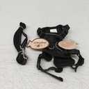 PUPTECK Cat Harness and Leash Set Escape Proof Reflective Cat Walking Harness Adjustable Soft Breathable Mesh Vest for Small Pets, Black, S (S (NECK 9.5"-11", CHEST 13"-16"))