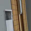 LazBlinds No Tools No Drill Cordless Bamboo Roman Shades, Light Filtering Window Treatment, Roll Up Bamboo Blinds for Windows 48'' W x 48'' H, Brown