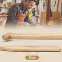 Wooden Canoe Paddle 4 FeetRow Boat Oars with Ergonomic Grip, Premium Wood, Protective Finish, 1 Pack
