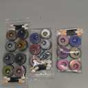 Artdone 20 Jars Chrome Nail Powder Set Metallic Mirror Effect Holographic Aurora Chameleon Pigment 1g/Jar for Nail Art Glitters Gel Polish Supply Mermaid Unicorn Kit