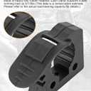 Rubber Clamp Mounting Kit Quick-release Shovel Holder for 1-1/5 to 1-1/2 Diameter Tools, Install on UTV, ATV, Truck Trailer, RV