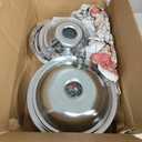 COZZIVITA GE Drip Pans and Stove Burner Element Unit Set, Perfectly Fit WB30M1 & WB30M2 Replacement for GE Hotpoint Stove Top