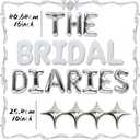 The Bridal Diaries Silver Balloons Banner Princess Diaries Bachelorette Party Decorations Bride To Be Balloons Bridal Shower Decor Wedding Engagement Party Photo Props