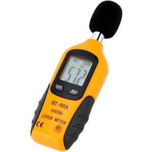 Mengshen Decibel Meter, Digital Sound Level Meter Handheld Audio Noise SPL Meter Tester with LCD Display Measuring 30-130dB (9V Battery Included)
