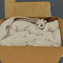 Bedsure 100% Cotton Muslin Blanket King Size for Bed - 4-Layer Breathable and Lightweight Thin Soft Summer Gauze Muslin Blanket for Adults, Linen Beige, 108x90 Inches