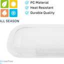 Sideways Floor Wall Air Vent Deflector for Under Furniture Heat and Air Deflecting, Fits Vents 3" - 7" Wide, Also Extends Lengthwise up to 17.5", Foam Tape for Tight Seal