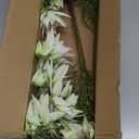 Hollyone 3Pcs White Artificial Flowers Silk 26.3" Fake Protea Flower with Long Stem Faux Flowers Arrangement Branch with 6 Heads for DIY Wedding Party Centerpiece Floral Bouquets Table Home Decor