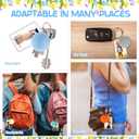 Henoyso 12 Pcs Valentine Photo Keychain Acrylic Picture Keychains with Colorful Fluffy Poms Photo Ornament (2 x 3 Inches)