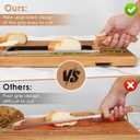 Bread Knife for Homemade Bread Bow Knife 16", Bread Saw Sourdough Slicer Aluminum Alloy Sourdough Cutter Suit for Left & Right Handed People to Cut Baguettes Vegetables Fruits 1Count