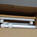 Sangohe Shower Chair for Inside Shower, Shower Chair with Wood Seat Board and Back, Height Adjustable Shower Chair for Elderly and Disabled, 400 lbs Heavy Duty Shower Seat for Seniors, 796D-A