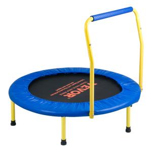 VEVOR Foldable Mini Trampoline for Kids (3FT, 36" Indoor/Outdoor), Toddler Trampoline with Foam Handle, Recreational Birthday Gift for 3+ Years