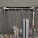 29"-40" Baby Gate for Stairs, Auto Close Stroller Friendly Dog Gate Indoor for Doorways, Pressure Mounted Baby Gate, Easy Walk Through Gate for Children & Pets, Grey (29-40"Wide, 28"Tall, Gray)