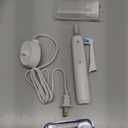 Oral-B iO Deep Clean Rechargeable Electric Toothbrush, White, iO Series 3 Limited, 2 Brush Heads, Travel Case, Pressure Sensor, 3 Cleaning Settings, 2-Minute Timer