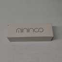 Mininoo Insulated Stainless Steel Water Bottle with Straw, Ceramic-Lined, BPA-Free & Leak-Proof, 24 oz, White